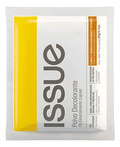 Polvo Decolorante Capilar Issue Ultra Rapida Sachet 20g