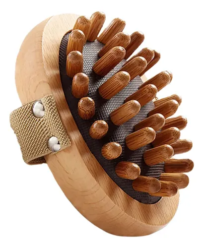 Bolso De Masaje Meridian Con Peine De Madera Para Cabeza