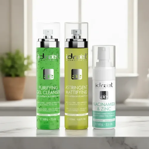 Rutina Skincare Piel Grasa Acne Grano Poros Dilatados Idraet