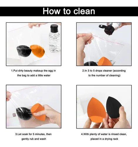 112 Pieces Professional Makeup Sponge Set,latex2
