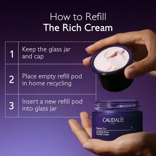 Crema Facial Antiedad Caudalie Premier Cru 50ml Recargable
