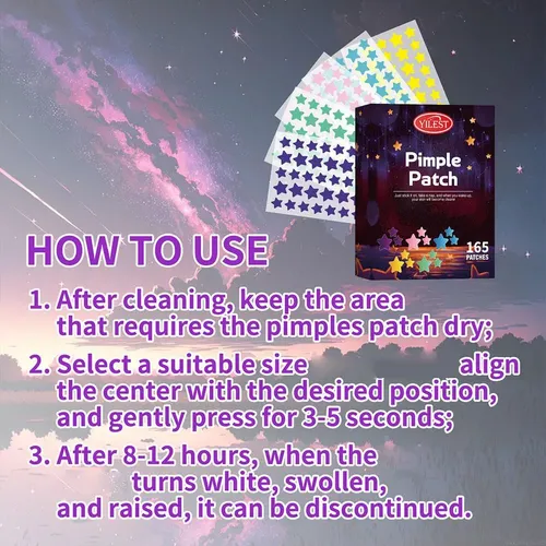 165 Unidades/caja De Pegatinas Para Acné Y Espinillas Patch
