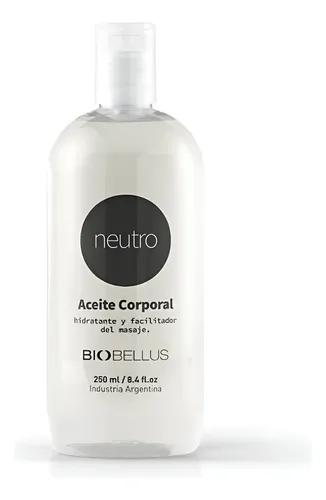 Aceite Neutro Biobellus 500ml Para Masajes Corporales