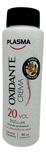 Crema Oxidante Plasma 20vol Ablanda Canas 90ml X3