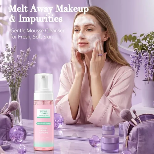 Set De Cuidado Facial Elarenne: Limpiador, Sueros, Bálsamo