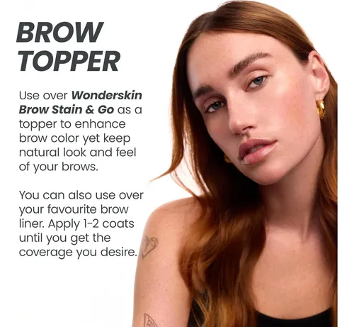 Gel Topper Para Cejas Wonderskin Brow/do Brunette