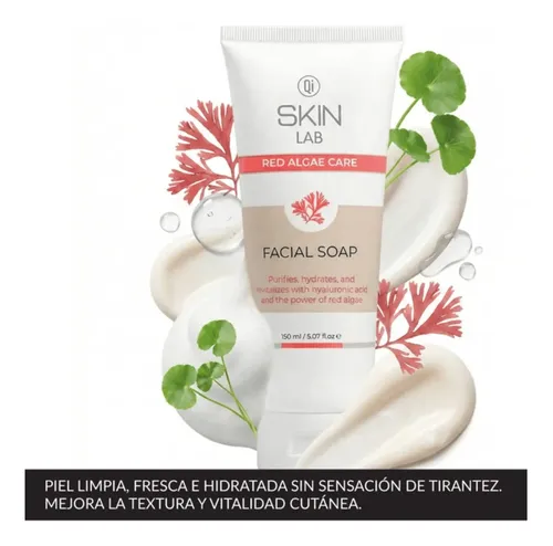 Skin Lab Jabón Facial Algas Rojas Hidratante X 150 Ml
