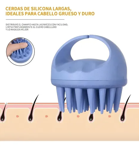 Cepillo De Champú Para Masajear El Cuero Cabelludo, Limpieza