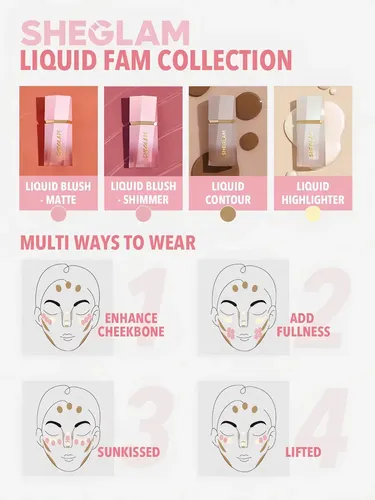 Sheglam – Color Bloom Rubor Liquido mate – Tono: Petal-talk