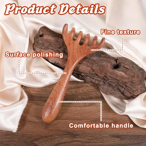 A 2 Wooden Brushes For Hair Massage And Gua Sha A