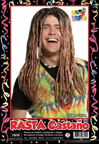 Peluca Rastas Cotillon