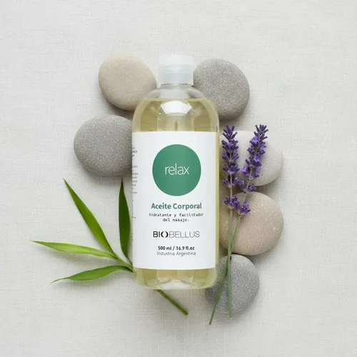 Aceite Corporal Masajes Relax Anti Estres Biobellus 500ml