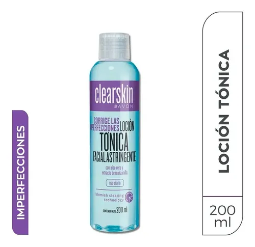Loción Tónica Facial Astringente Clearskin Avon