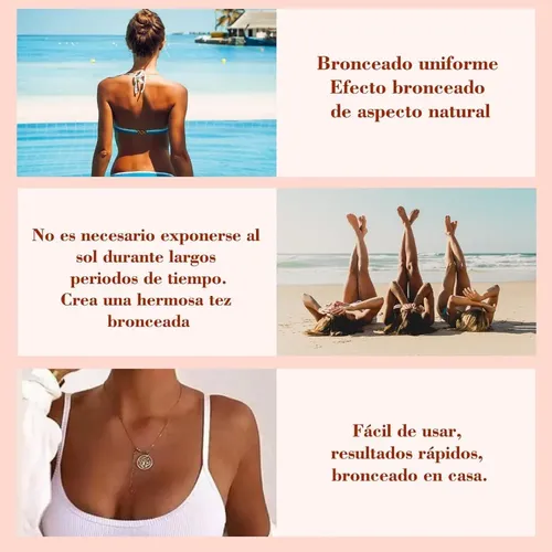 2 Unidades De Gotas Bronceadoras Sin Sol Para Aumentar El Br