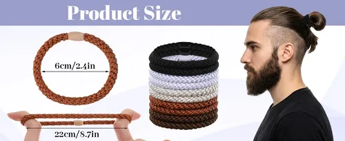 Paquete De 10 Cintas Para El Pelo Trenzadas, Cintas Para El