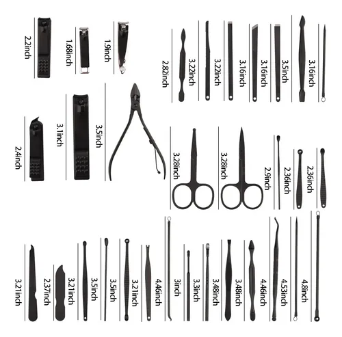 Set Profesional De Manicure Y Pedicure Con Estuche
