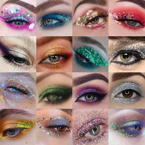 Paleta De Sombras Glitter 24 Colores Evpct