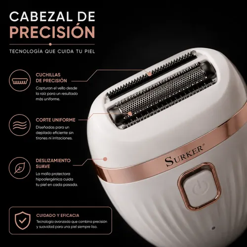 Depiladora Portatil Mujer Recargable Usb