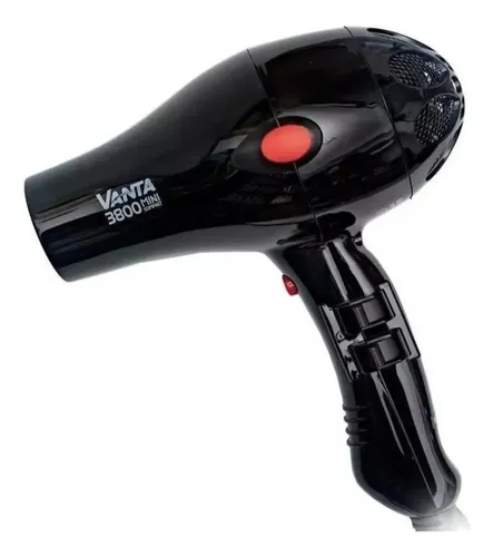 Secador de pelo Vanta 3800 Mini Compact negro 1800 W