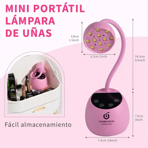 Lámpara Secador Uv Led De Uñas Manicure Profesioinal 27w