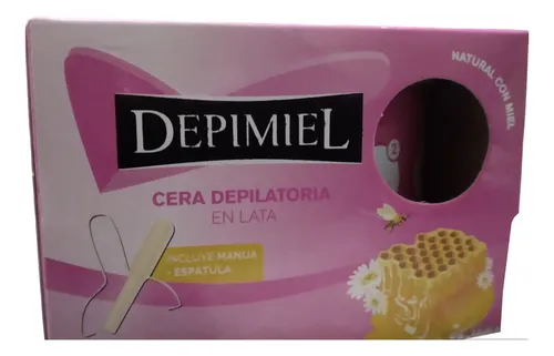 Cera Depilatoria Depimiel Miel En Lata 200g Con Espátula