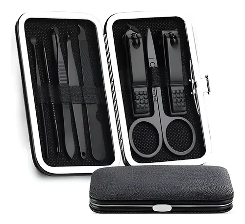 Jianz/ Set De Manicura Pedicura Pies Manos Acero Inoxidable