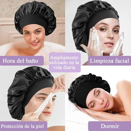 Gorros De Satén Zhenzhuacc Para Dormir 3 Piezas 3pcs-set