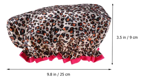 6 Gorros De Baño Impermeables De Doble Capa Creative