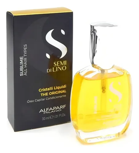 Aceite Alfaparf Cristal líquido 30ml Semi Di Lino