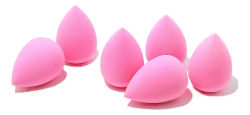 Zz Paquete De 6 Huevos De Maquillaje Con Forma De Gota De Tt