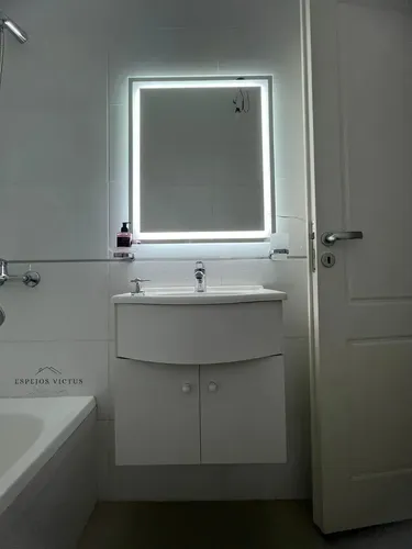 Espejo Rectangular 110x90cm Baño Luz Led