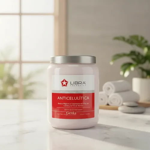 Crema Masajes Anticelulíca Libra Cosmética Por 1 Kilo