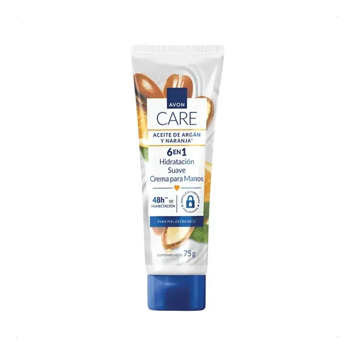 Crema Para Manos Avon Care 75grs Aceite De Argàn Y Naranja