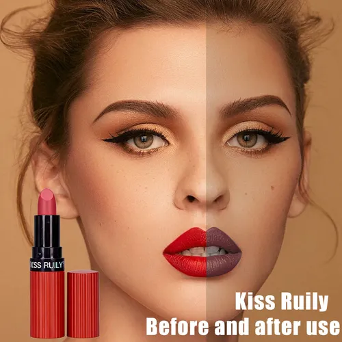 Kit De Labios Mate Con 6 Piezas De Acabado Duradero Yi