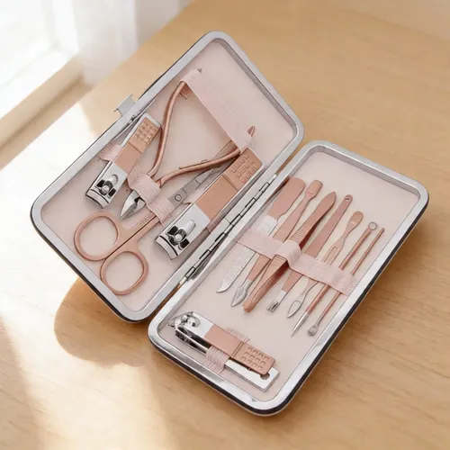 Set Uñas Manicura Pedicura Puntos Negros -profesional 18 P