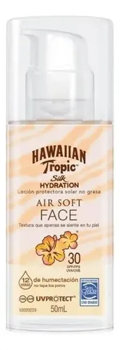 Protector Solar Hawaiian Tropic Crema Facial 30 Fps 50ml