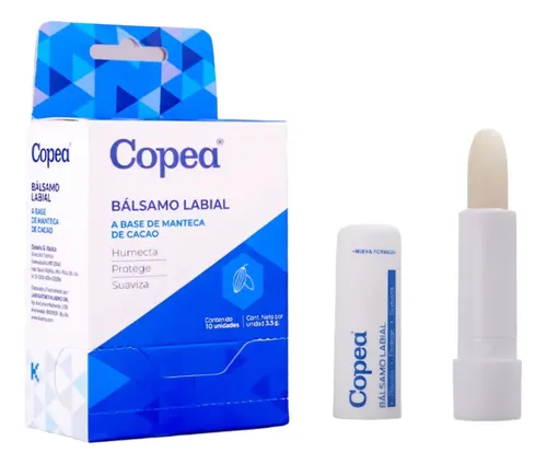 Bálsamo Labial A Base De Manteca De Cacao Copea X 10 U