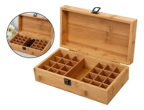 Caja De Almacenamiento De 25 Rejillas Para Aceites H