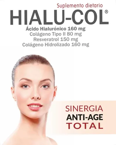Hialu-col Colágeno Huesos Y Articulaciones X 60 Cáp.