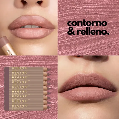 Virgo Labial Mate Larga Duracion Regina Lapiz Cremoso Hidratante