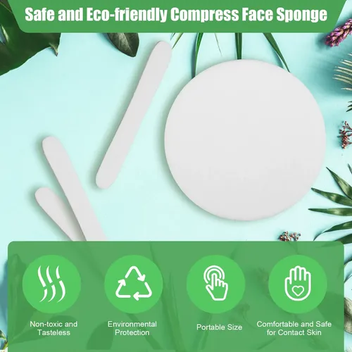 Facial Sponge Luxiv Compressed Makeup Cleansing 120 Pcs