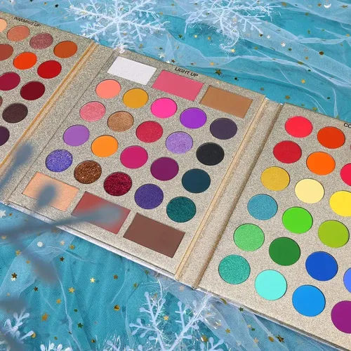 Paleta 86 Sombras Colores Vibrantes Maquillaje Profesional