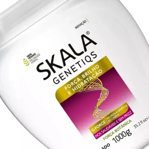 Mascarilla Crema Tratamiento Genetiqs o Glicólico Fuerza Brillo Skala 1kg