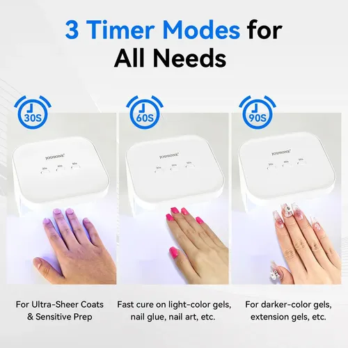 Lámpara Uv Led Profesional Blanca Grande Para Uñas Pie
