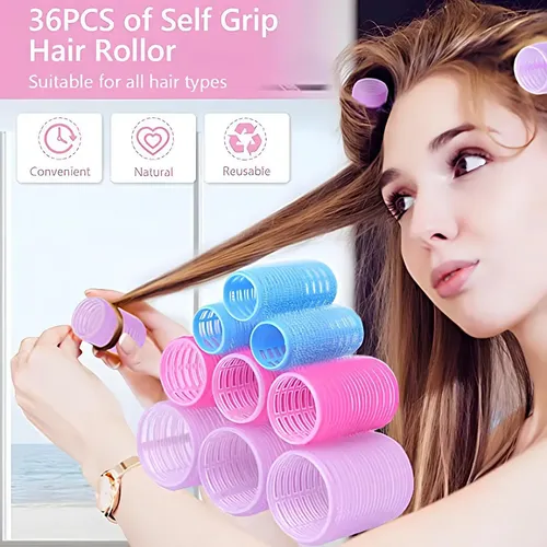 48 Pinzas De Bigudí De Plástico Para Cabello Z