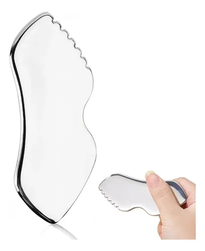 Herramienta Gua Sha Facial Y Corporal Metalizada