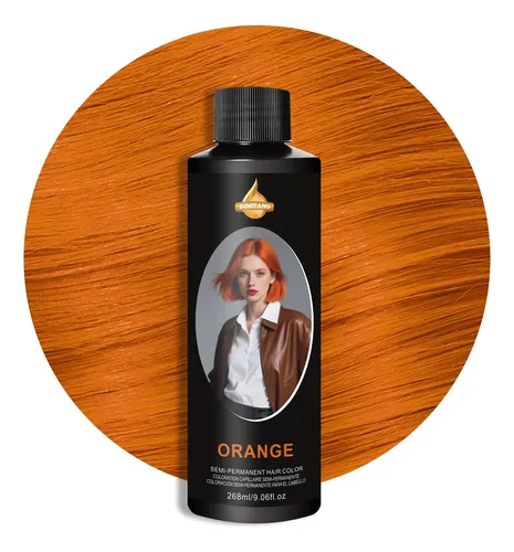 Tinte Semipermanente Para Cabello 268 Ml Orange Color