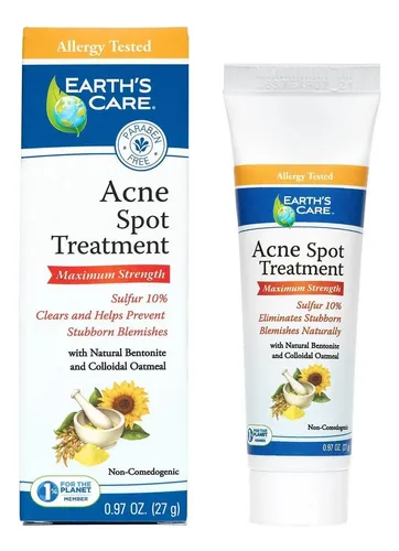 Tratamiento Localizado Para El Acné Earth’s Care Crema De Az
