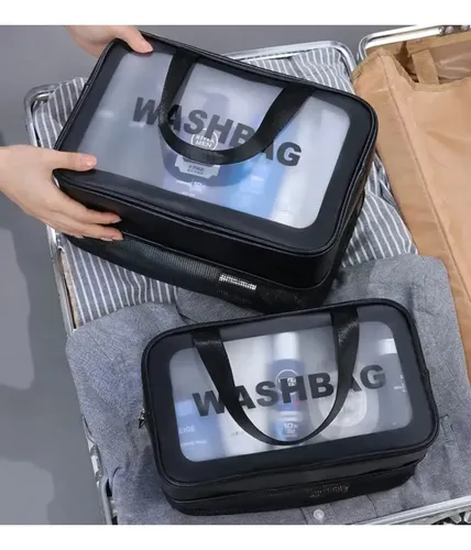 Set 3 Neceser Bolso Organizador Viaje Maquillaje Cosméticos