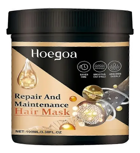 Mascarilla Capilar Nutritiva Y Reparadora Hoegoa. Seco, Encr